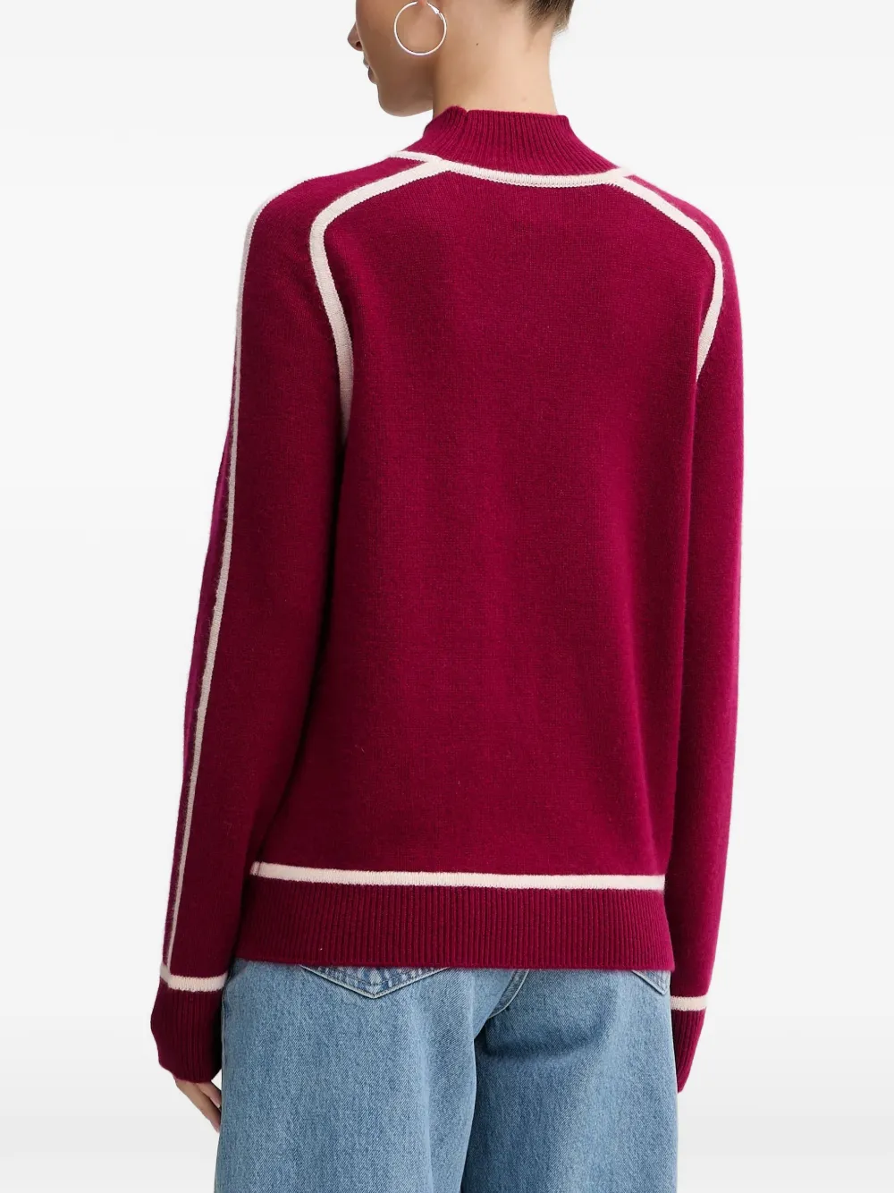  From Future Maglione A Collo Alto - Rosso 