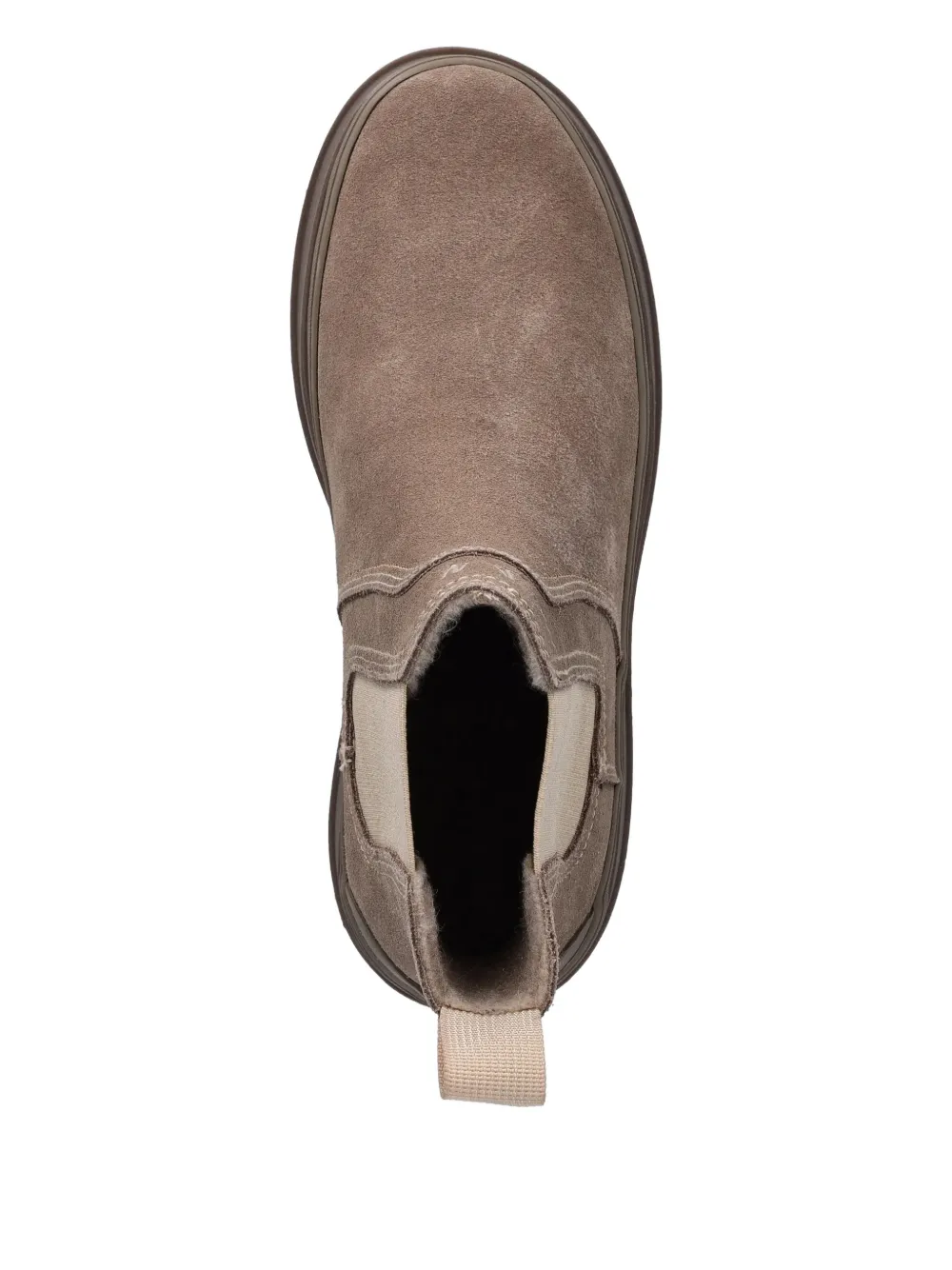 Gant Chelsea laarzen met chunky zool Beige