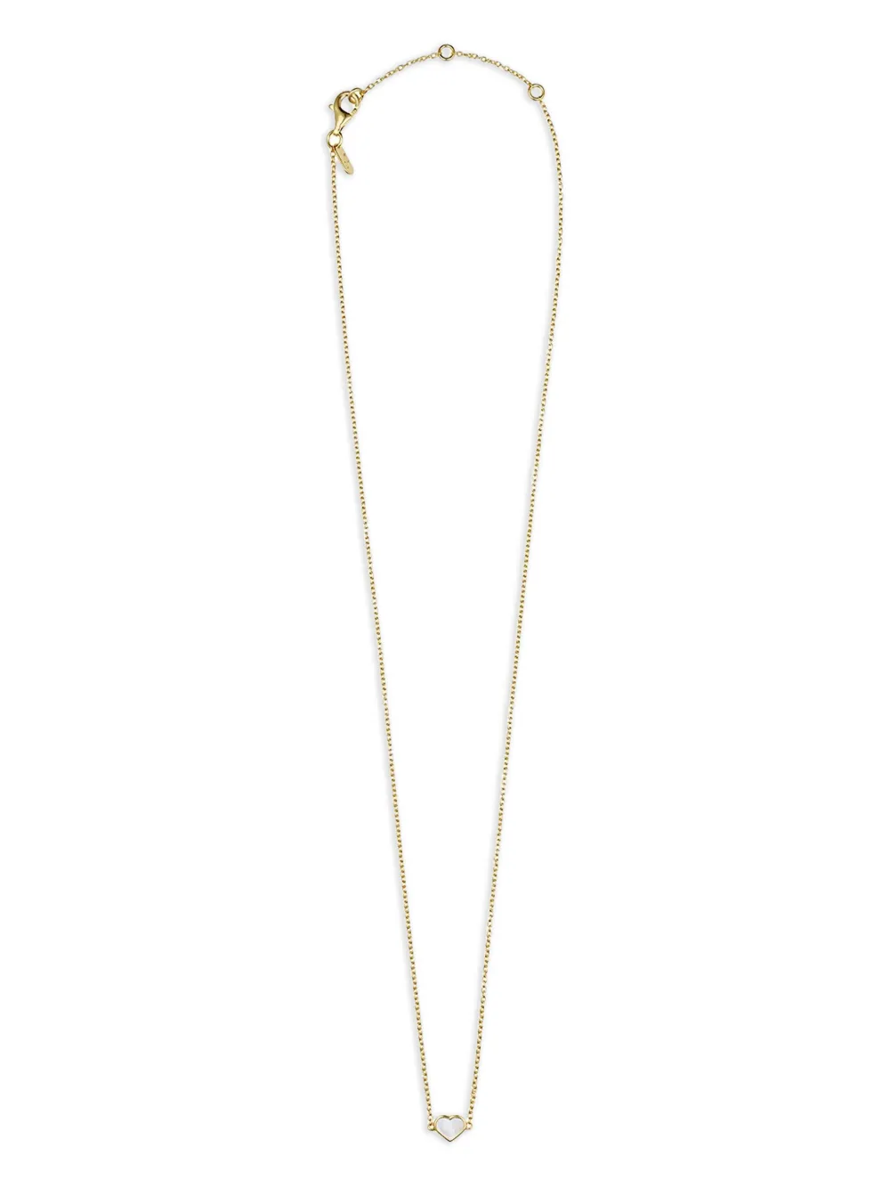 Design letters heart-pendant necklace - Oro