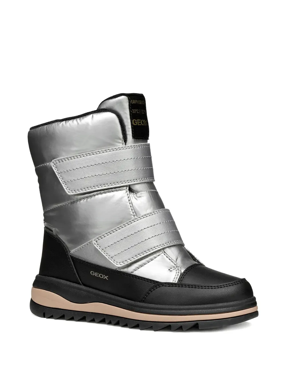 Geox Kids Adelhide ABX touch-strap snow boots Zilver