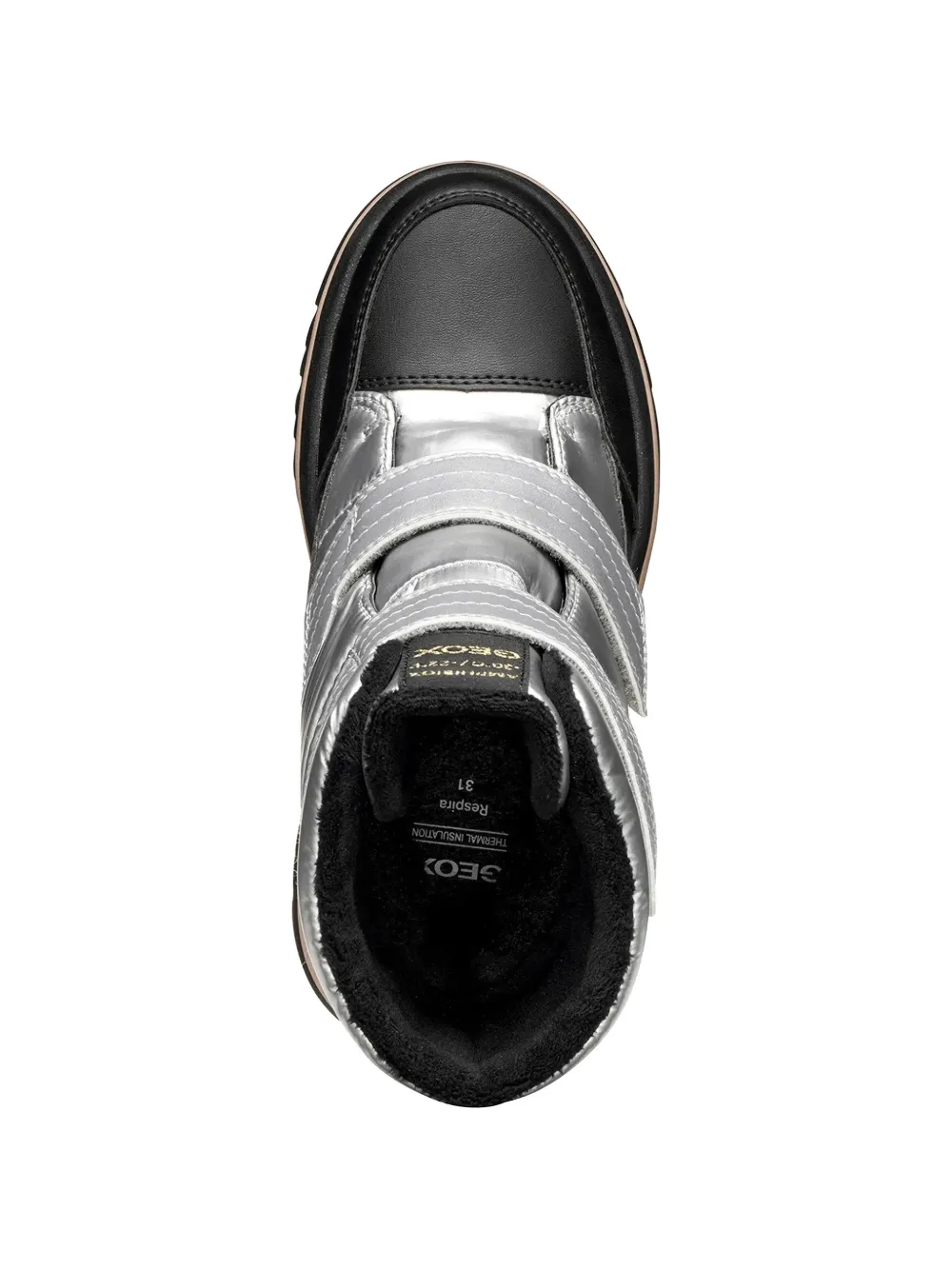 Geox Kids Adelhide ABX touch-strap snow boots Zilver