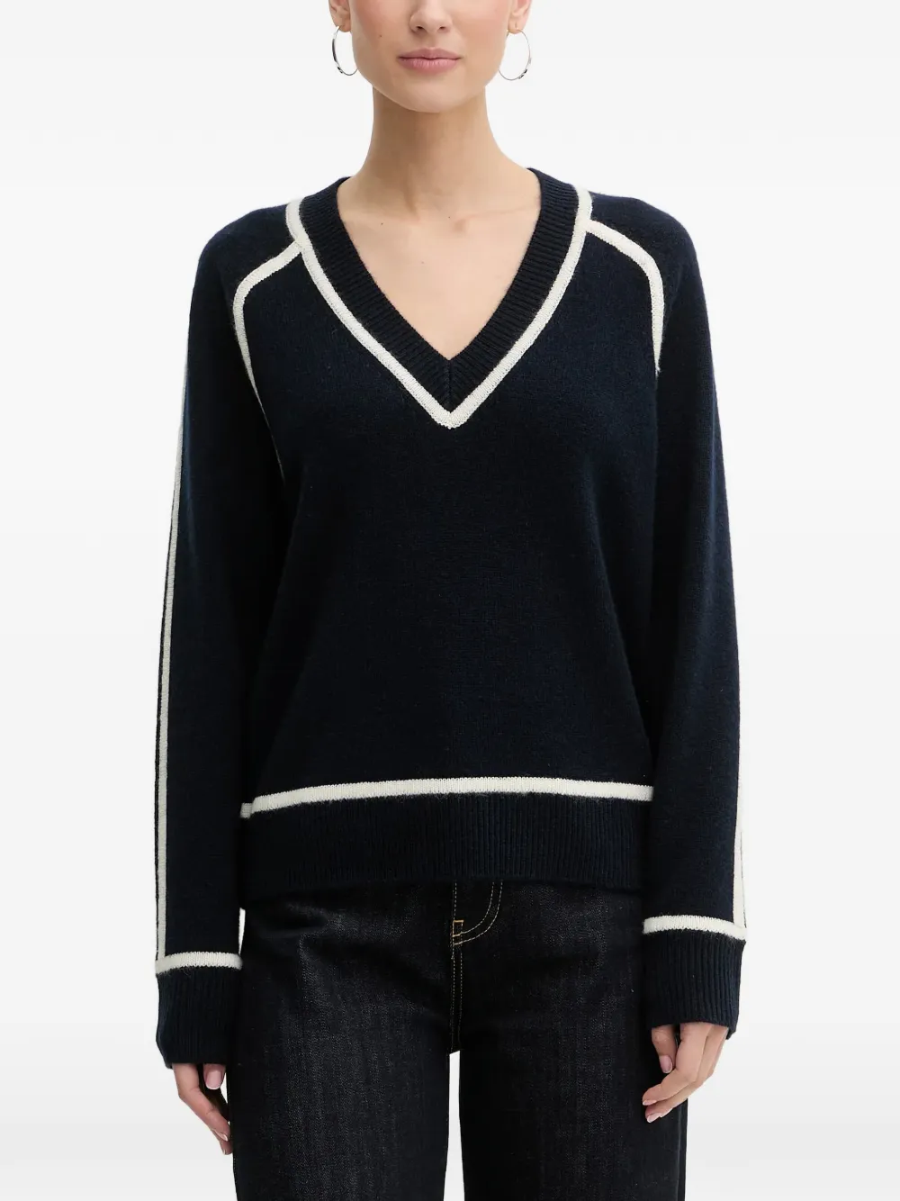 FROM FUTURE V-neck sweater - Blue