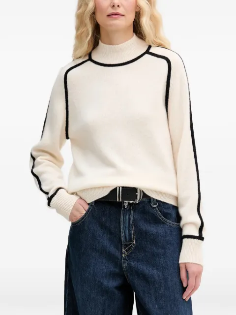 FROM FUTURE piped sweater