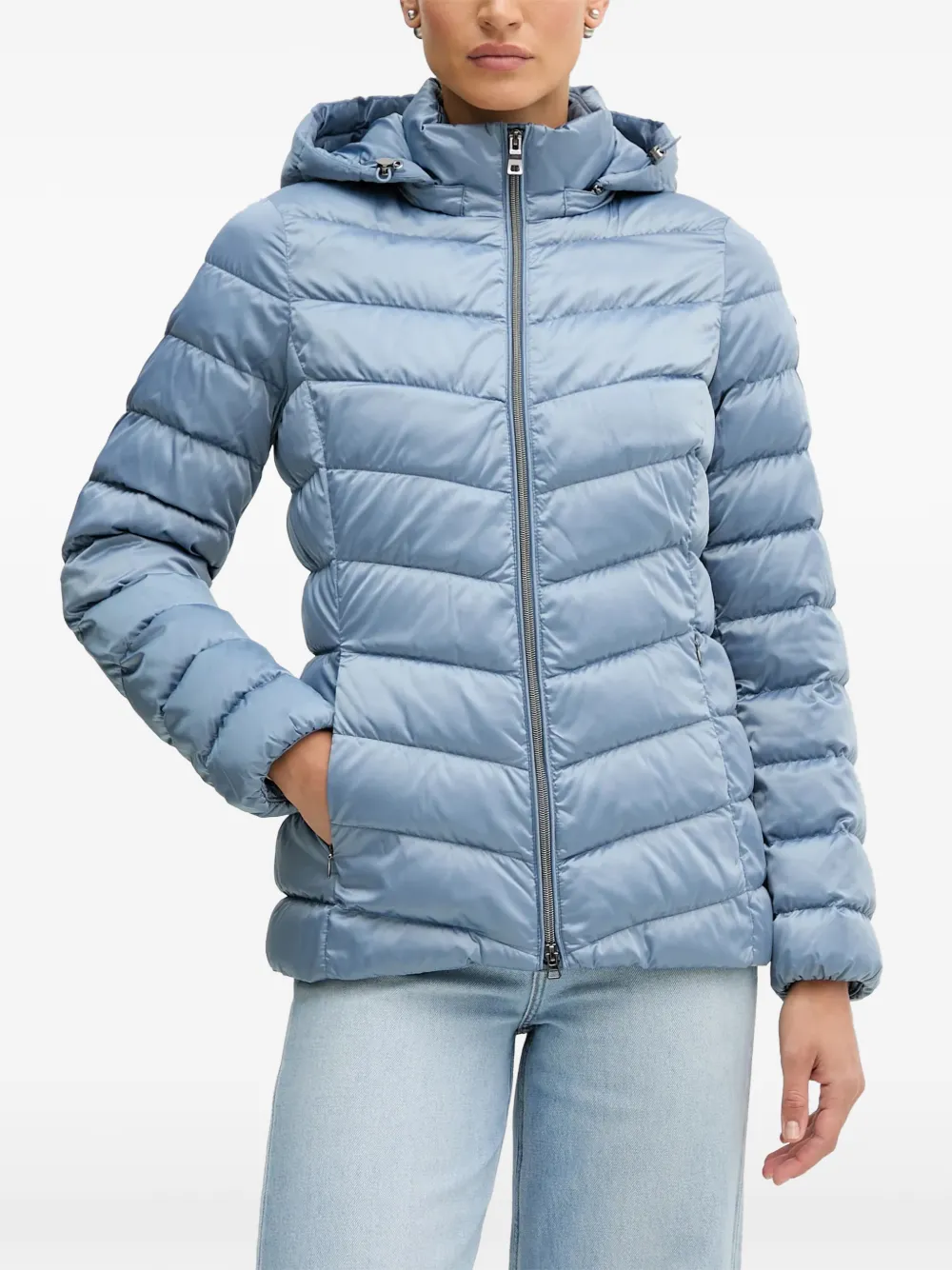 Geox slim padded jacket - Blue
