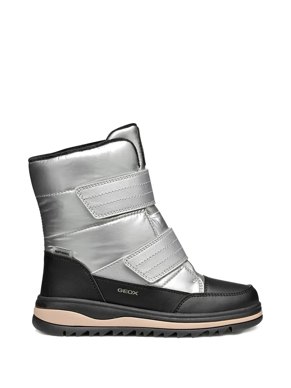 Geox Kids Adelhide ABX laarzen met klittenband Zilver