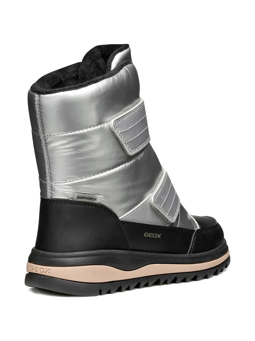 Geox Kids Adelhide ABX laarzen met klittenband Zilver