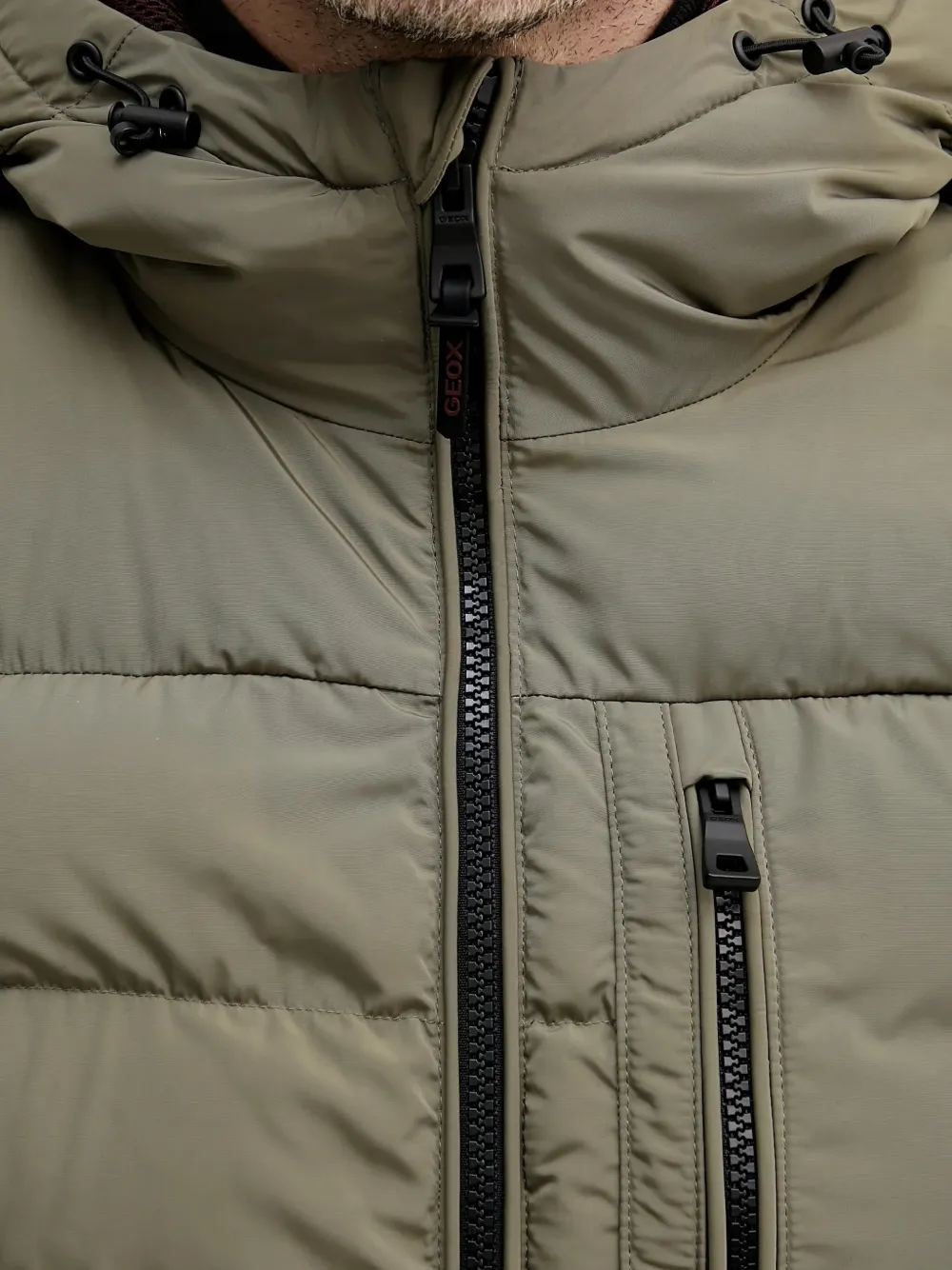 Zip-Pockets Padded Jacket