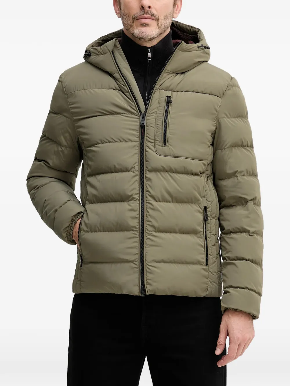 Geox zip-pockets padded jacket | Grün | Image 1