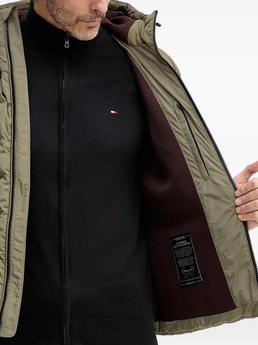 Zip-Pockets Padded Jacket