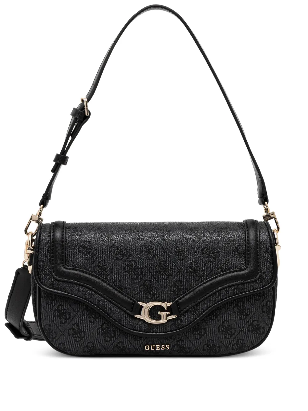 GUESS USA Dea logo-pattern shoulder bag - Schwarz