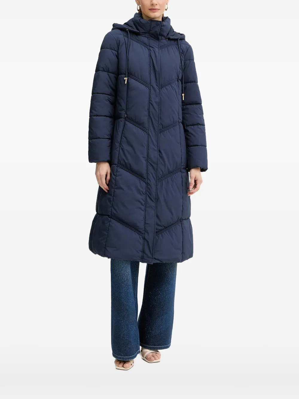 GUESS USA quilted coat - Blau