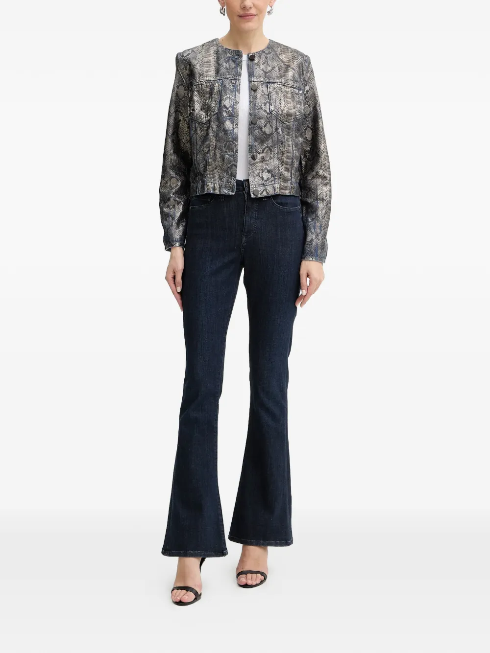 GUESS USA snake-print buttoned jacket | Chamarras ajustadas | Image 2