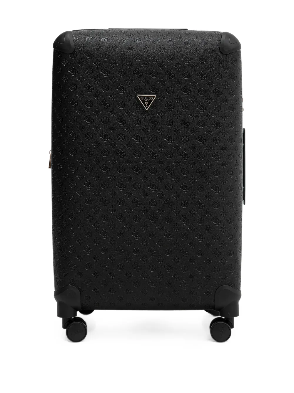 GUESS USA embossed-logo luggage - Nero
