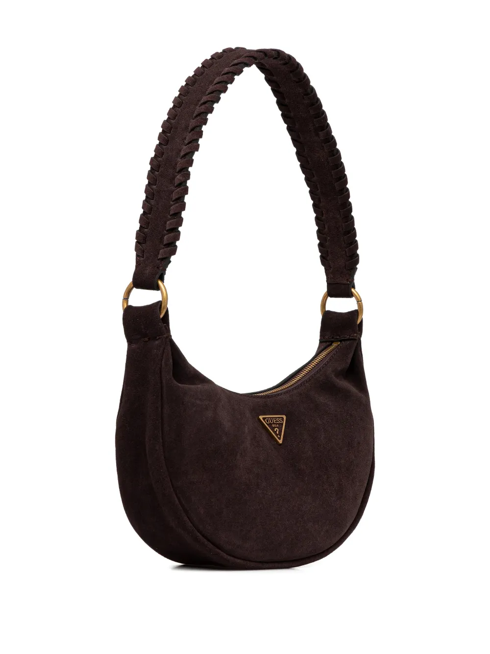 GUESS USA Amita leather shoulder bag - Bruin