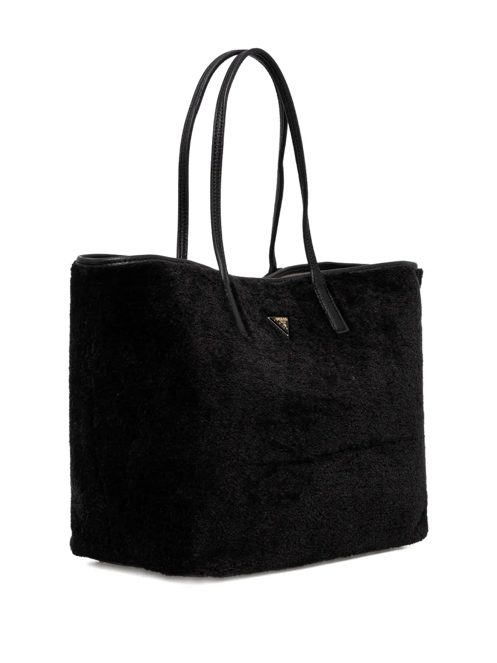 GUESS USA Victoria logo-plaque tote bag - Zwart