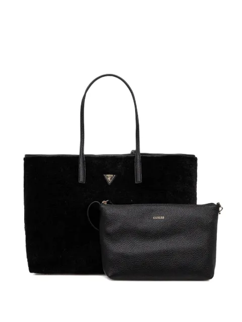 GUESS USA Victoria logo-plaque tote bag