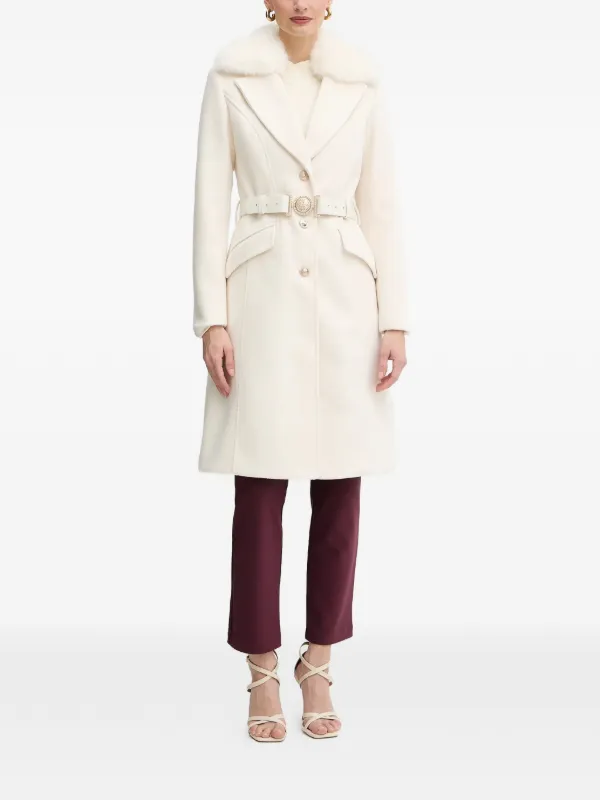 Guess Manteau D'hiver - Weiß/blanc