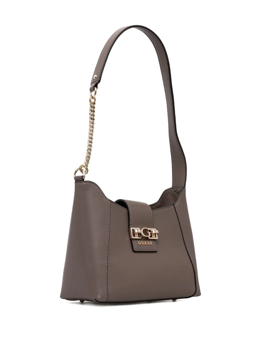 GUESS USA logo-lettering shoulder bag - Bruin