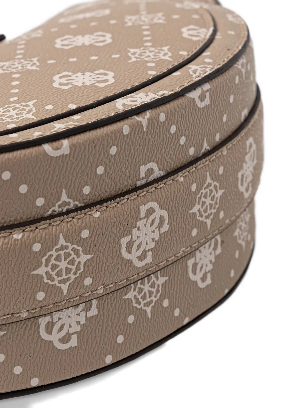  Guess Usa Monogram Pattern Cross Body Bag - Neutrals 