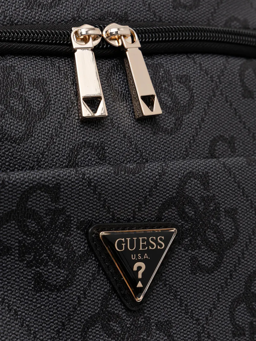 GUESS USA Berta 4G rugzak met monogram Zwart