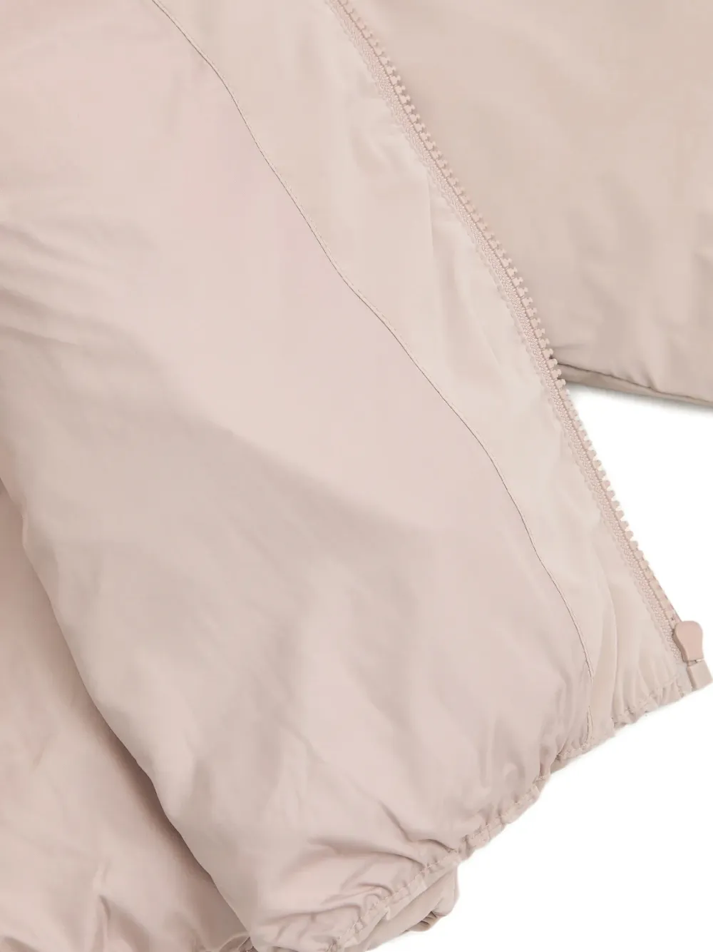 GUESS USA Donsjack met logostreep Beige