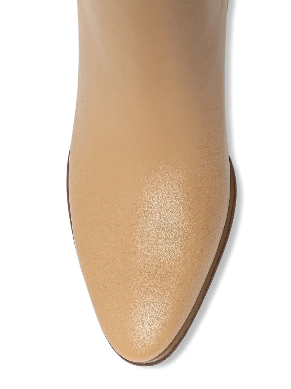 GUESS USA block heel boots Beige