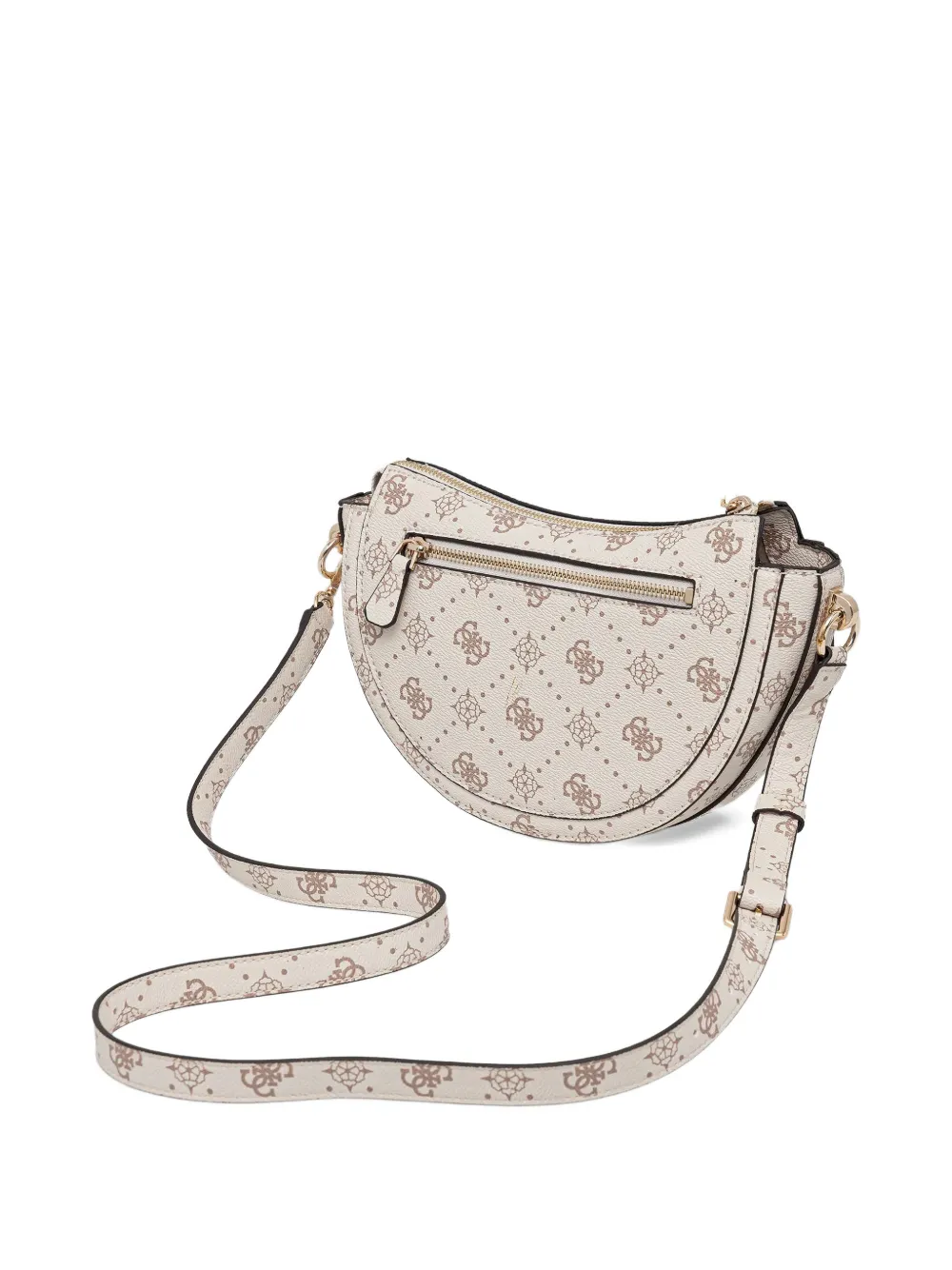 GUESS USA Silia patterned shoulder bag - Beige