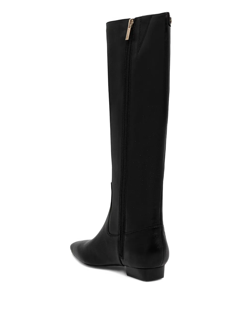 GUESS USA pointed knee-high boots Zwart