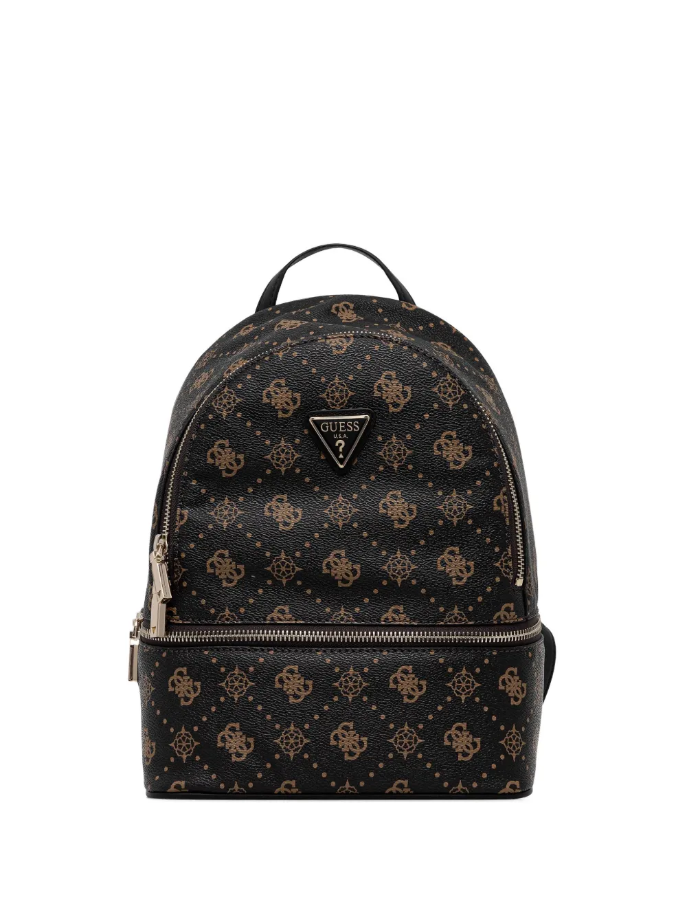 GUESS USA Silia 4G monogram zip backpack - Nero