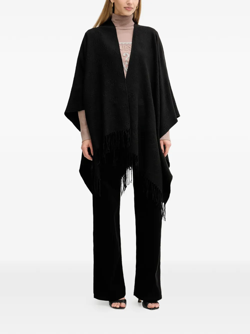 GUESS USA Palazzo logo pocket jeans - Zwart