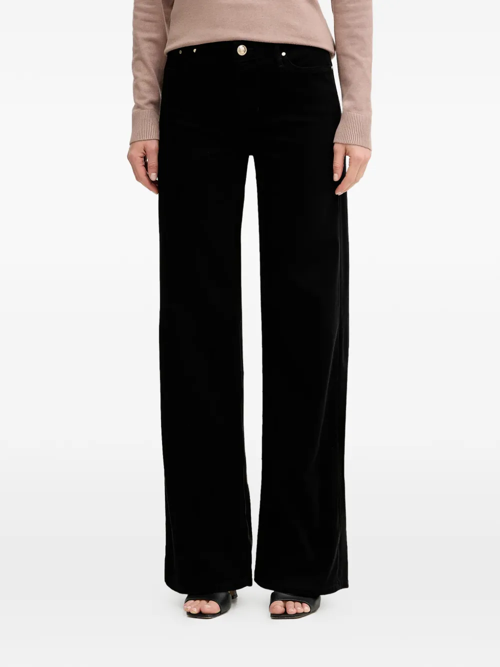 GUESS USA Palazzo logo pocket jeans - Nero