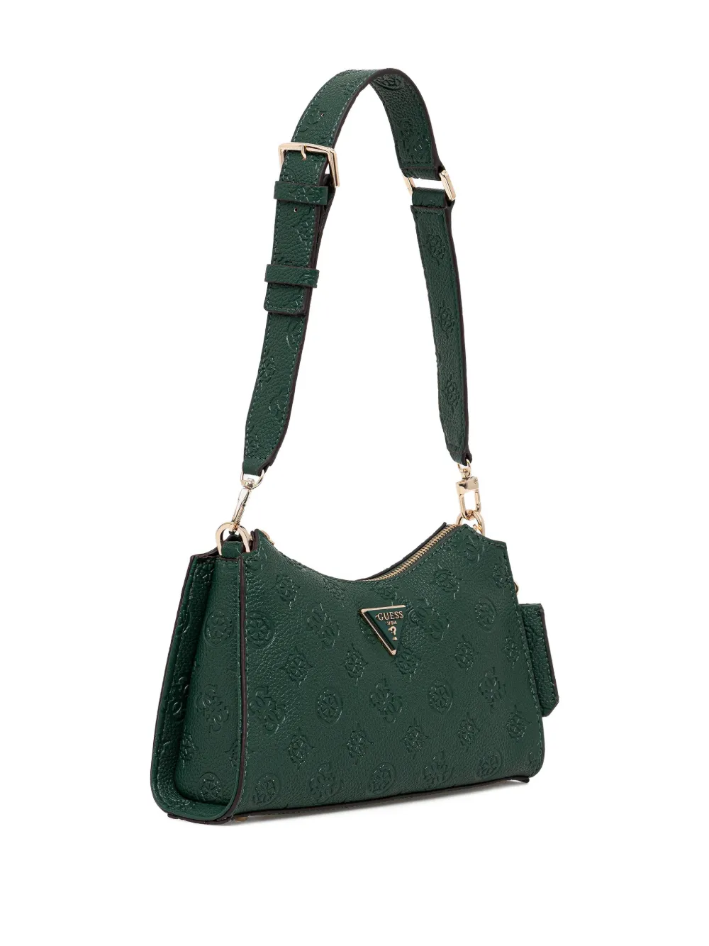 GUESS USA Cresidia 4G embossed shoulder bag - Groen