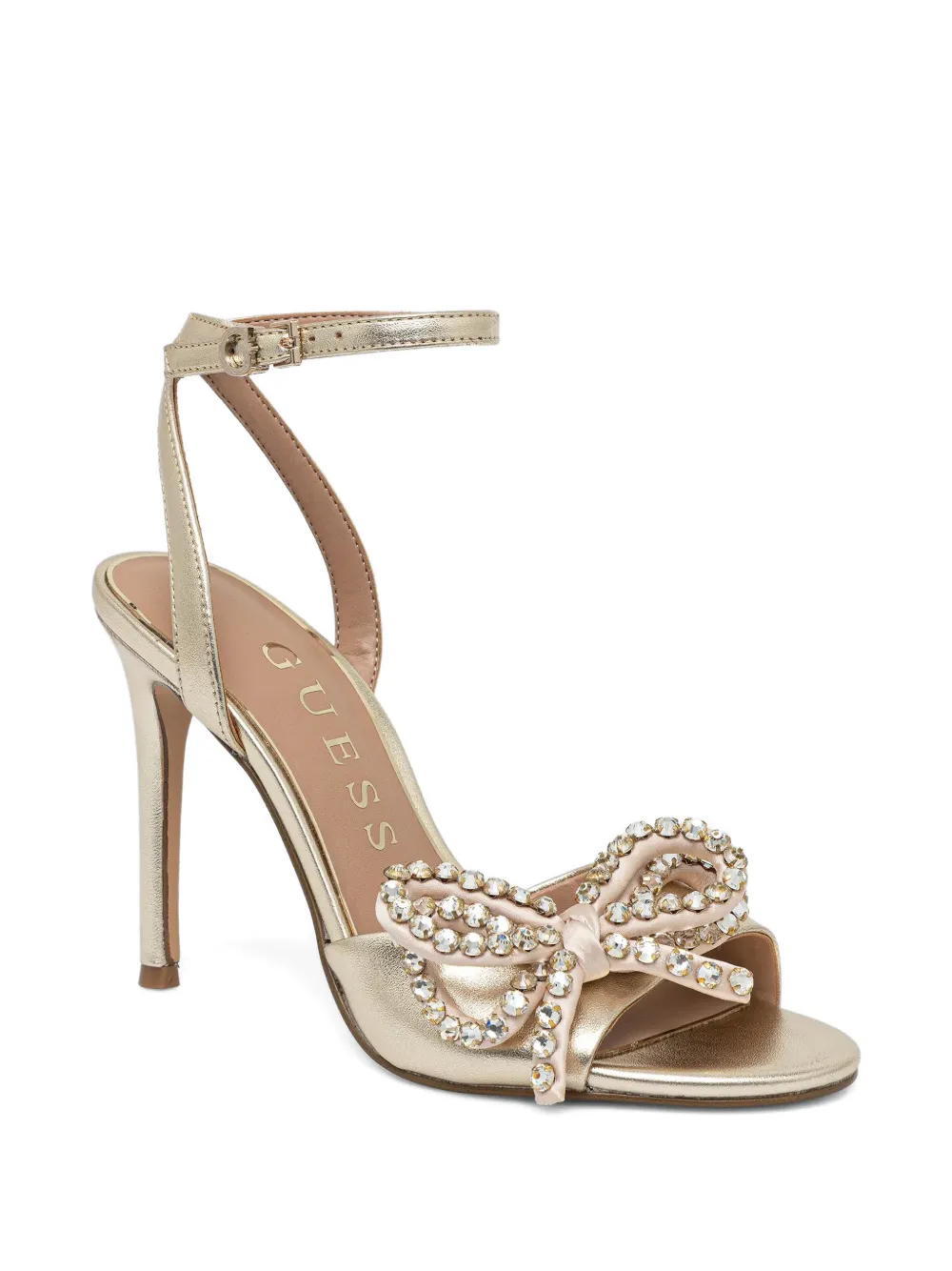 GUESS USA bow embellished pumps Goud