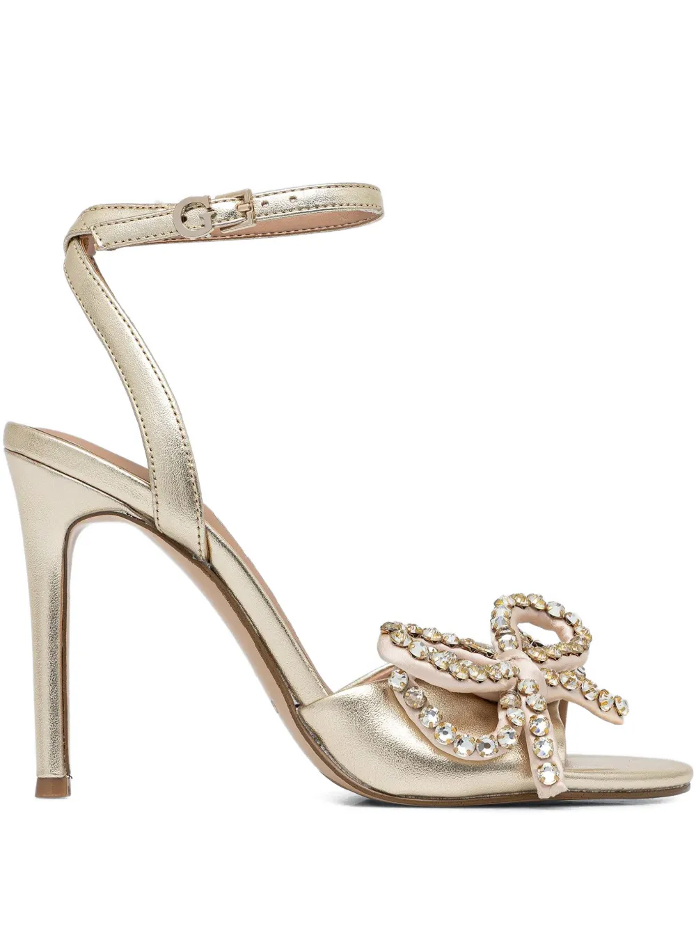 GUESS USA bow embellished pumps Goud