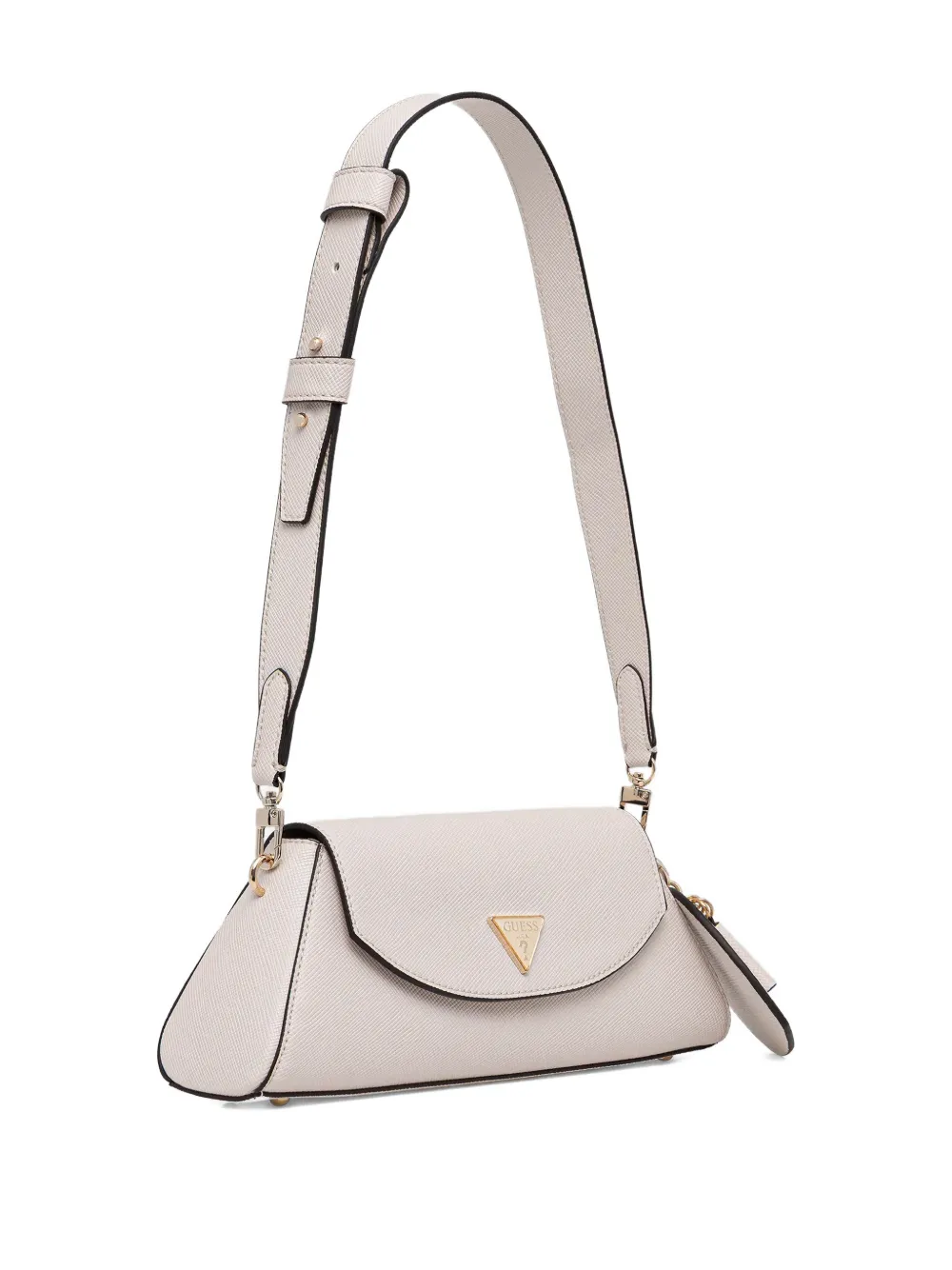 GUESS USA Bolena heart-charm shoulder bag - Beige