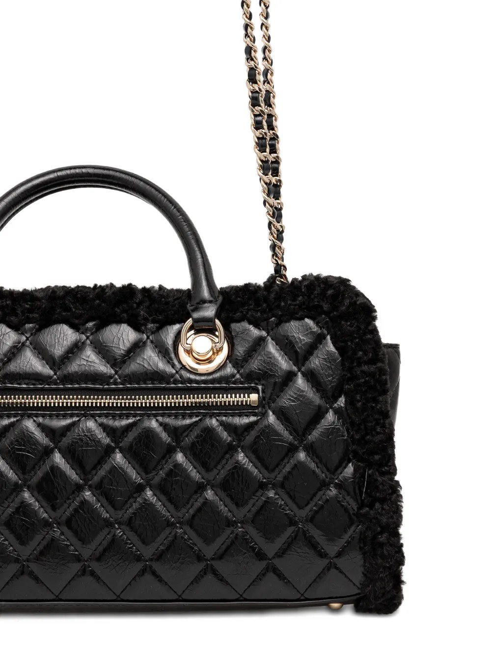 GUESS USA Cristi gewatteerde shopper Zwart