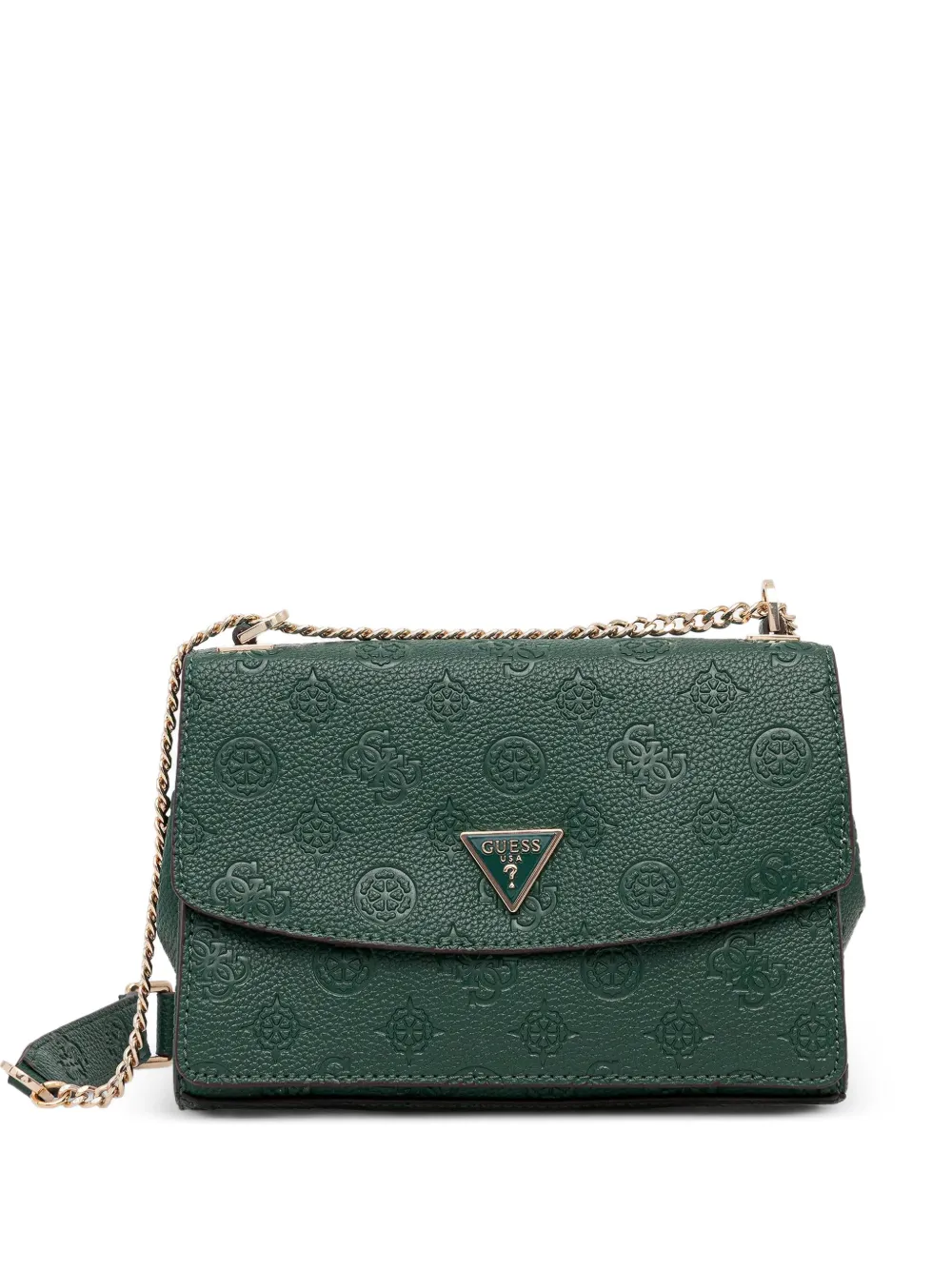 GUESS USA Cresidia logo-plaque crossbody bag - Grün