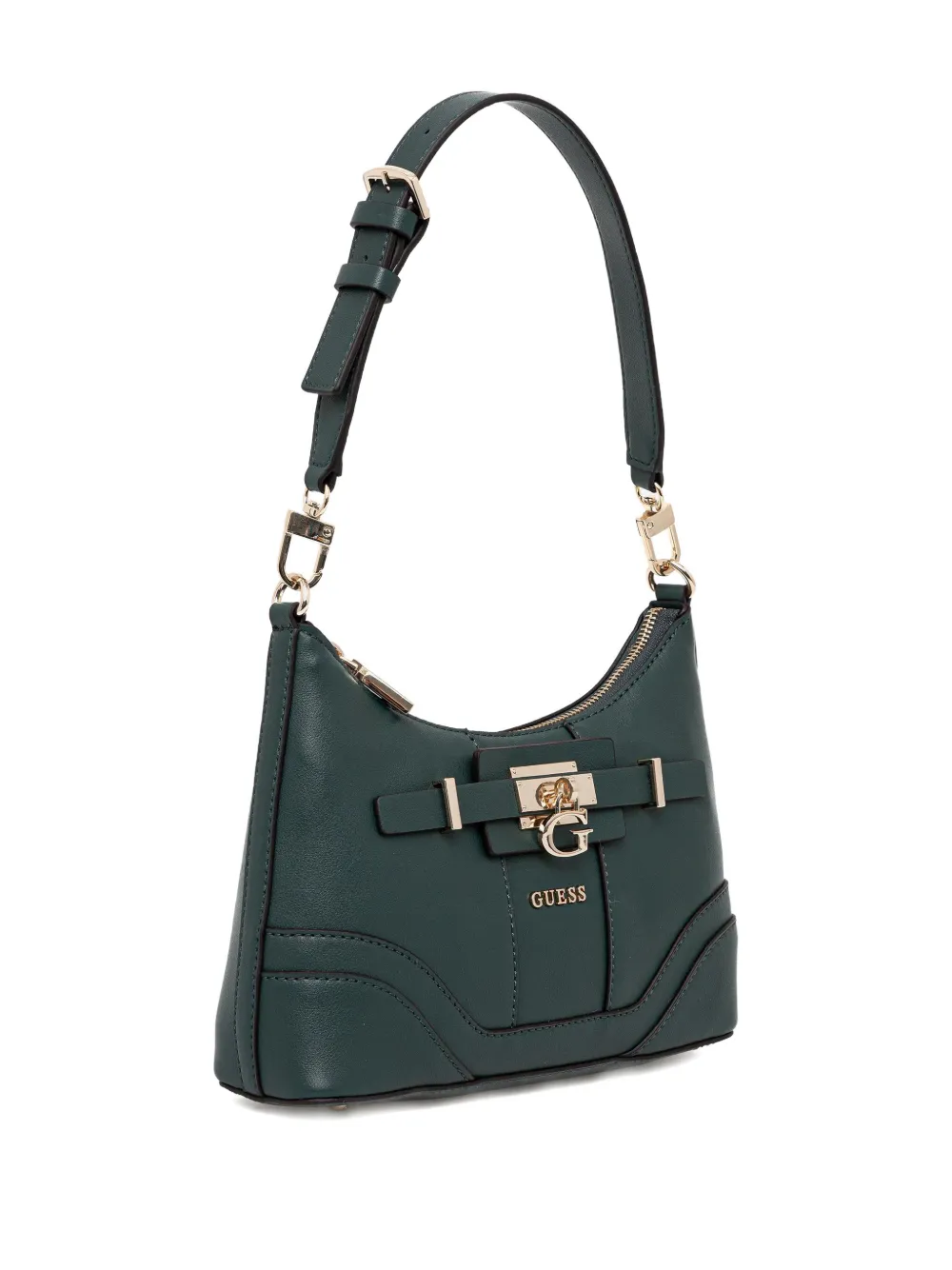 GUESS USA logo-plaque shoulder bag - Groen