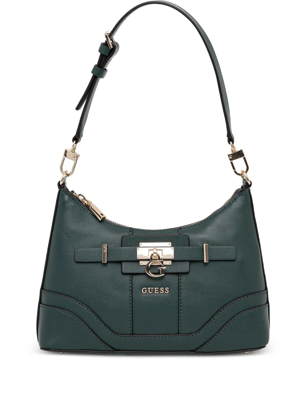 GUESS USA logo-plaque shoulder bag - Verde
