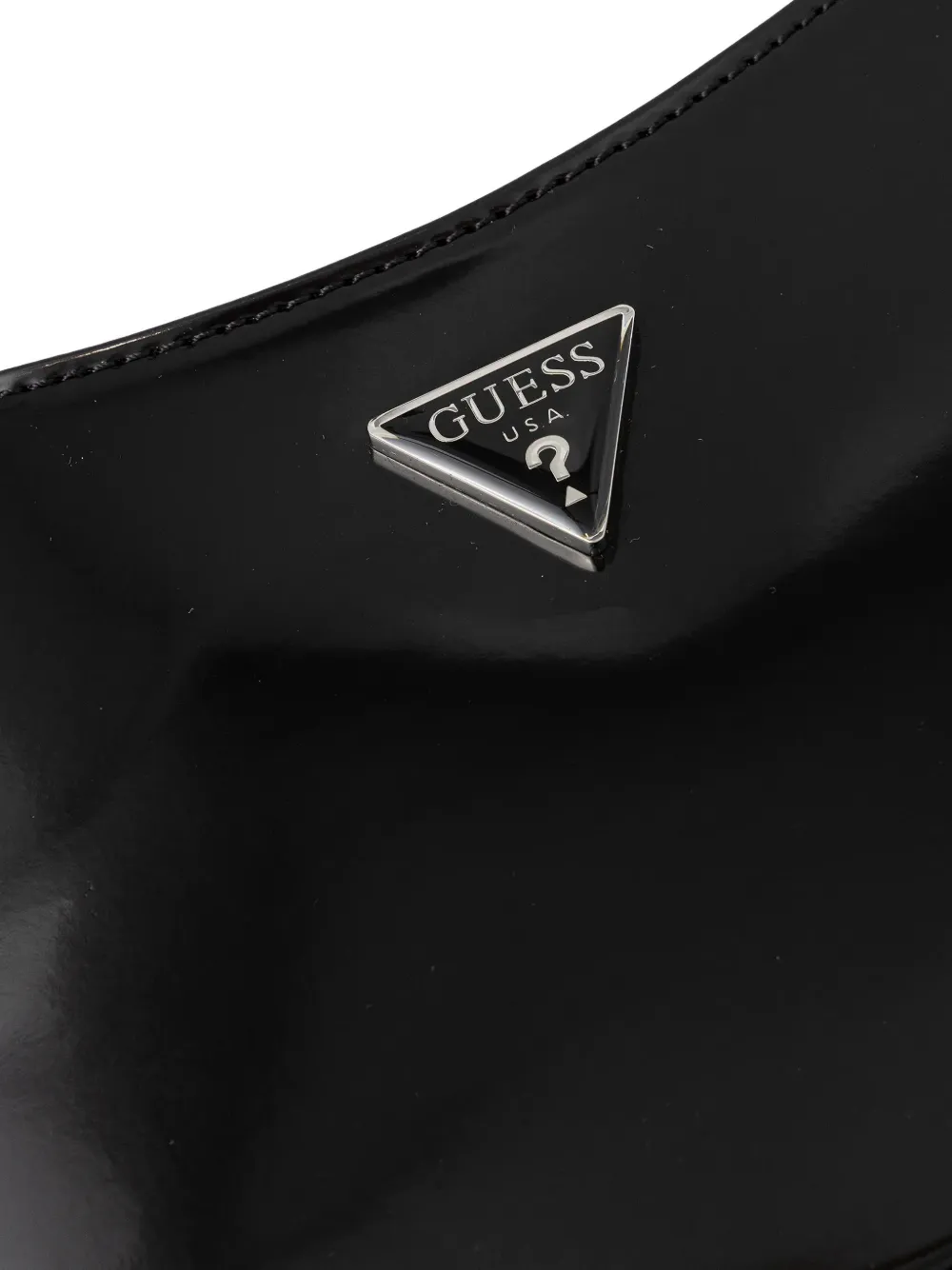 GUESS USA Arnela schoudertas met logoplakkaat Zwart