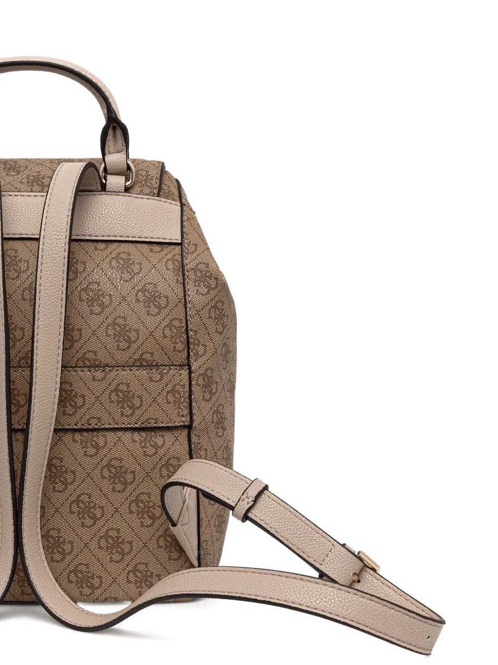 GUESS USA Manhattan rugzak met monogram Bruin