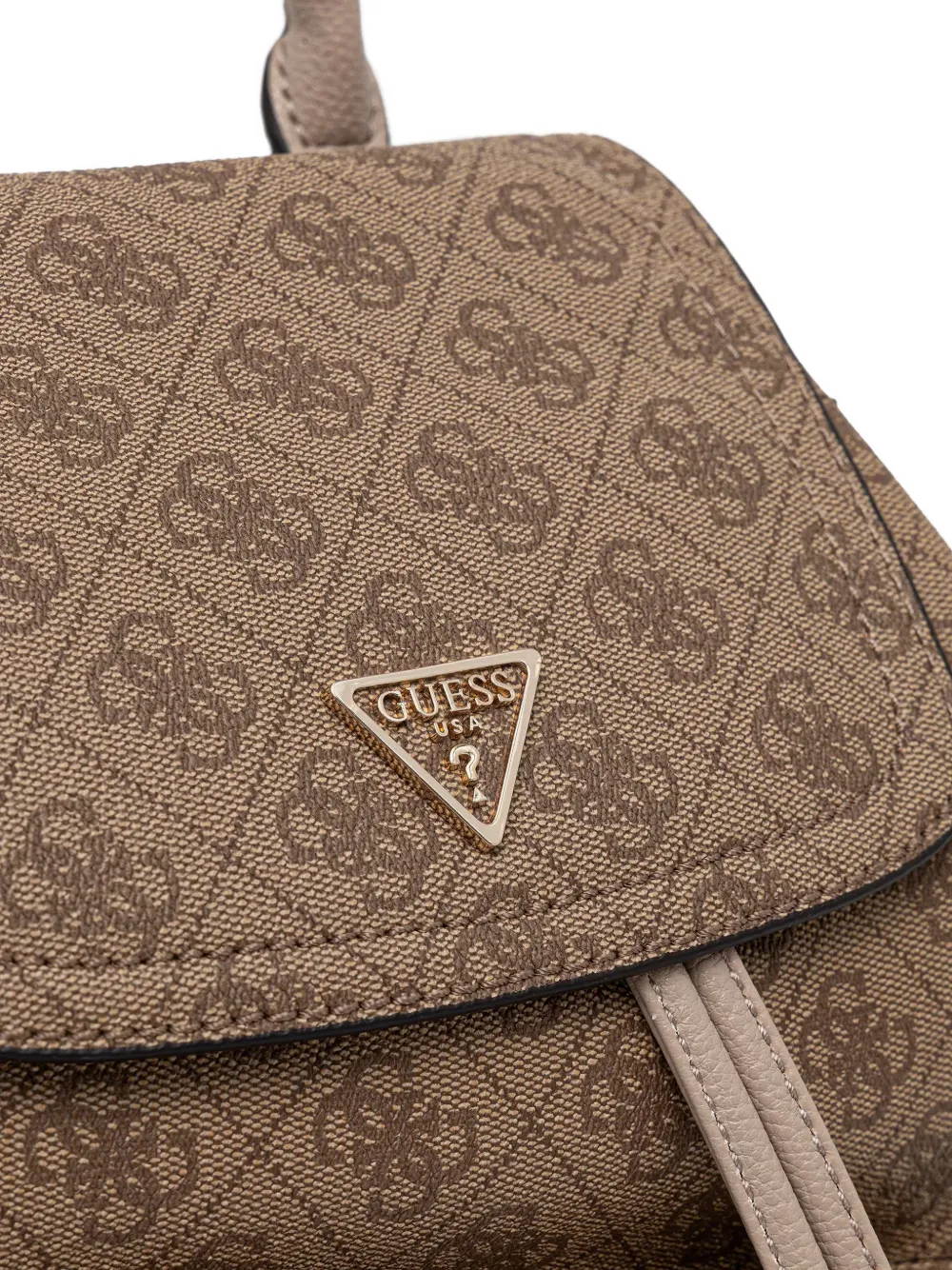 GUESS USA Manhattan rugzak met monogram Bruin