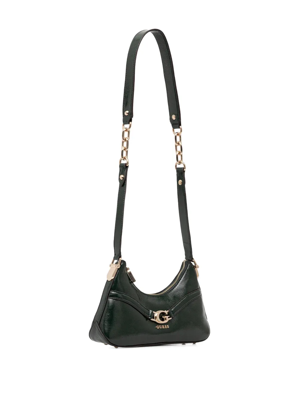 GUESS USA logo plaque satchel - Groen