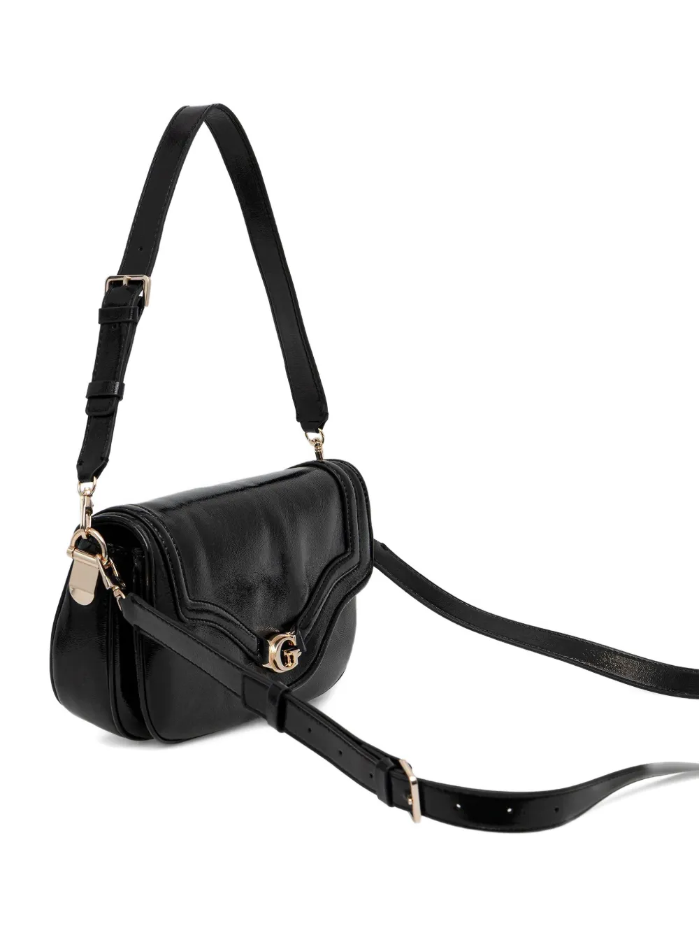 GUESS USA Dea logo-detail shoulder bag - Zwart