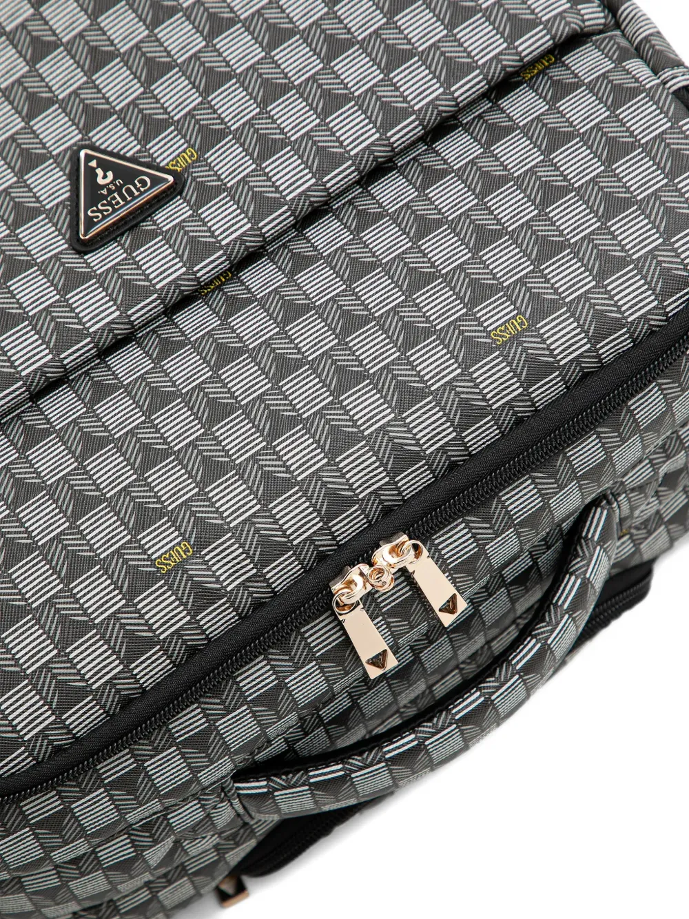 Geometric-Pattern Logo Luggage