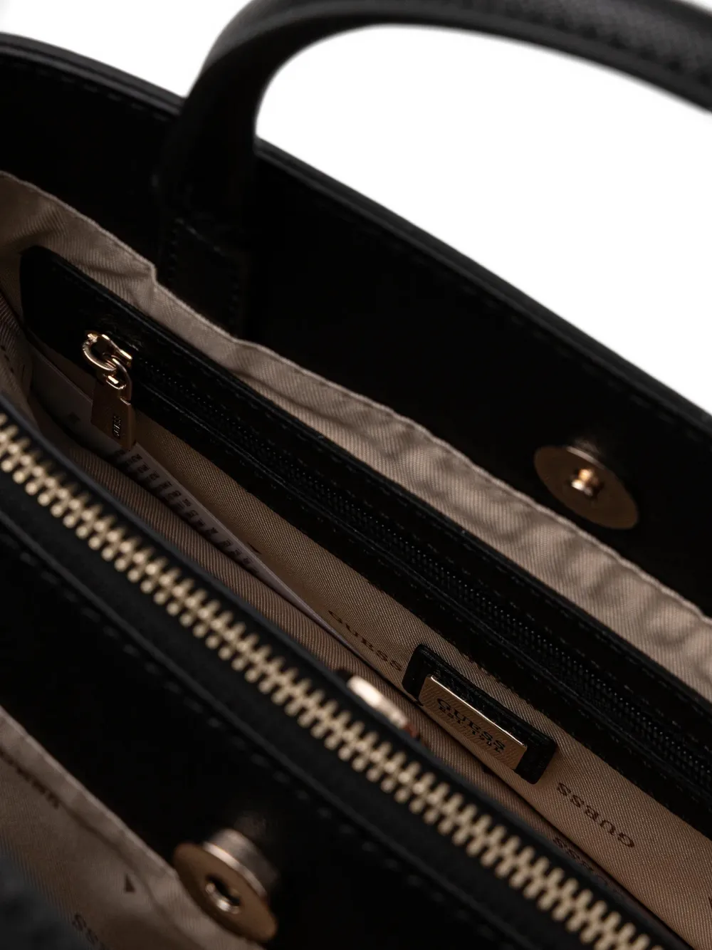 GUESS USA Mimina shopper met logoplakkaat Zwart