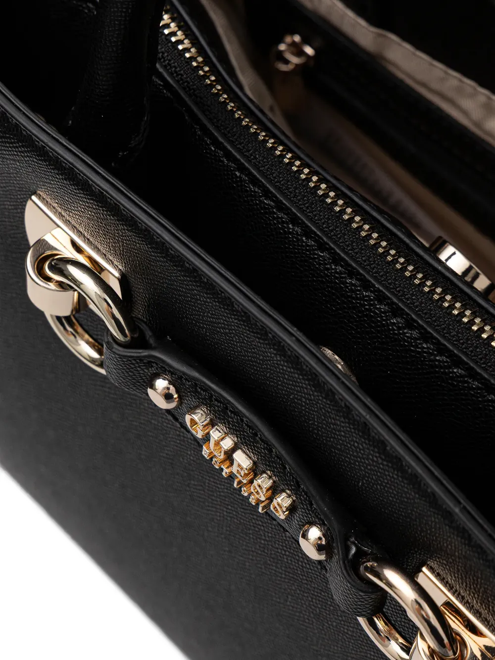 GUESS USA Mimina shopper met logoplakkaat Zwart
