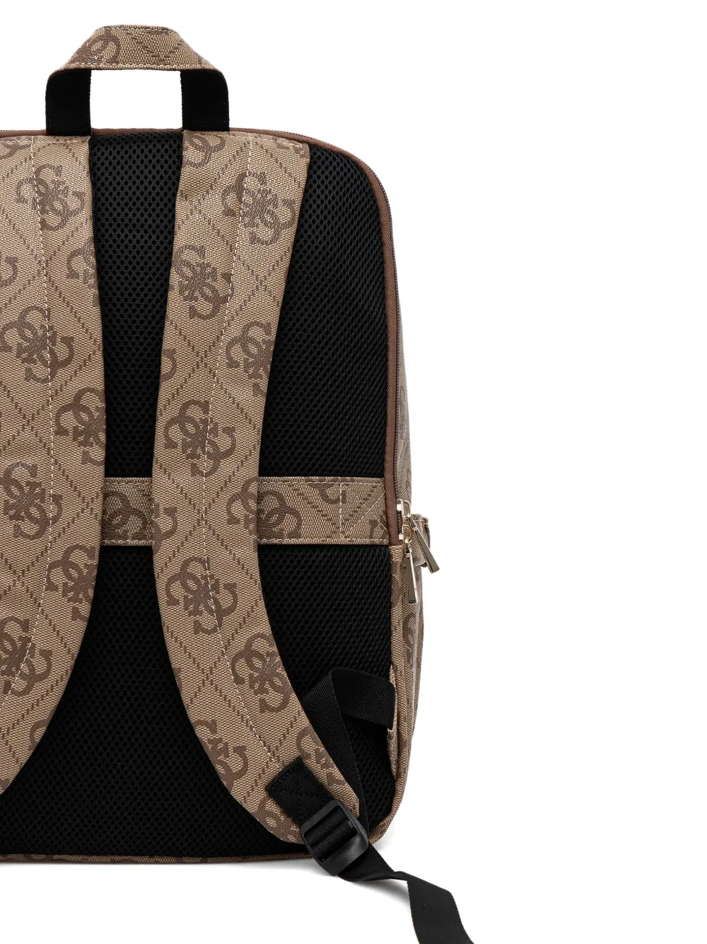  Guess Usa Berta 4g Patterned Logo-plaque Backpack - Neutrals 
