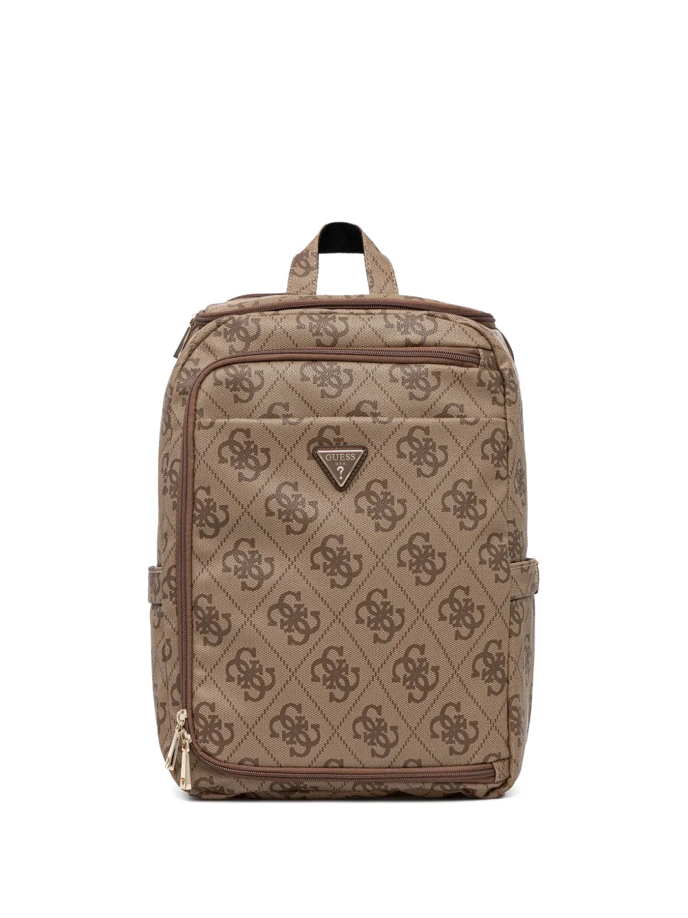 GUESS USA Berta 4G patterned logo-plaque backpack - Toni neutri