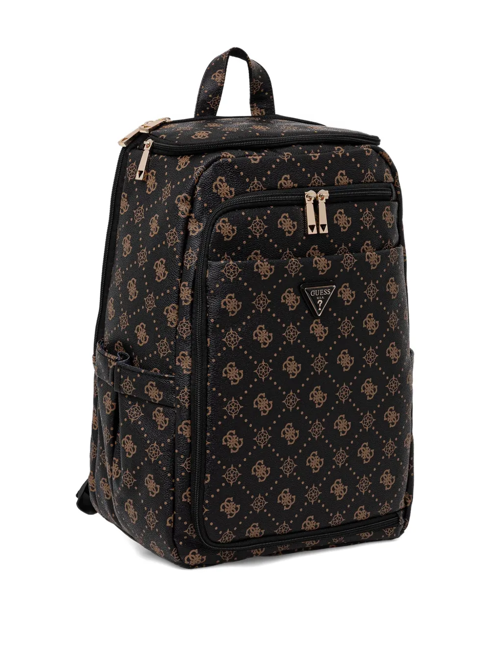 GUESS USA Silia 4G monogram logo backpack - Bruin